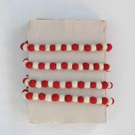 Hello Honey® 6ft. Wool Felt Ball Garland